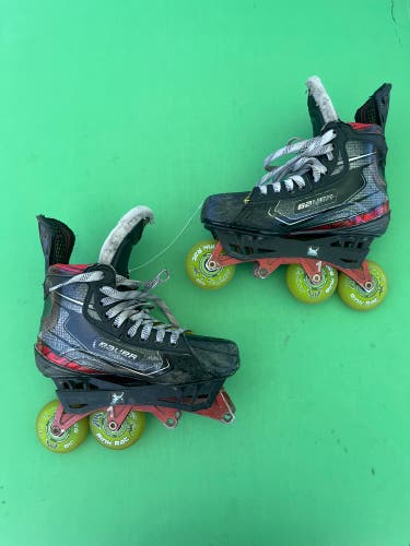 Intermediate Bauer Vapor 2X Inline Skates Size 4.5 Fit 2 w/ Marsblade Chasis