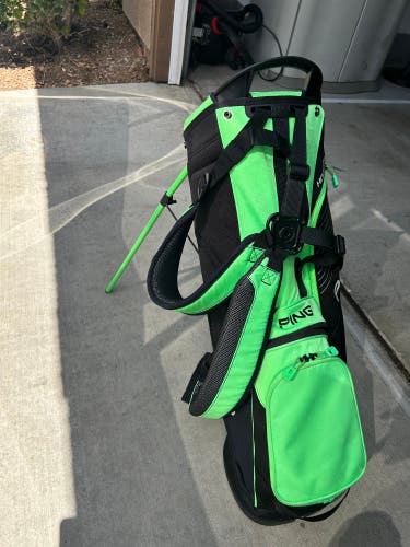 PING Prodi G Hoofer Junior Golf Stand Bag (30” Small Green/Black)