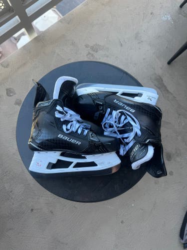 2025 Bauer Supreme Shadow Hockey Skates 7.5 for 1, used 6 times. (No Blades)