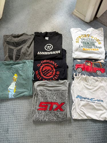 Lacrosse shirt bundle XXL