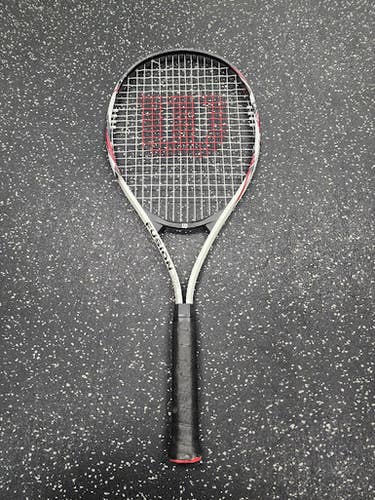 Used Wilson FUSION XL Adult Tennis Racquet White 4 1/2" 11849-S000041197