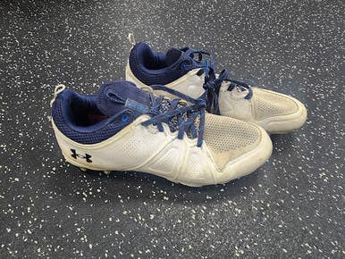 Used Under Armour LAX Cleats Womens White Senior 8.5 11849-S000041359