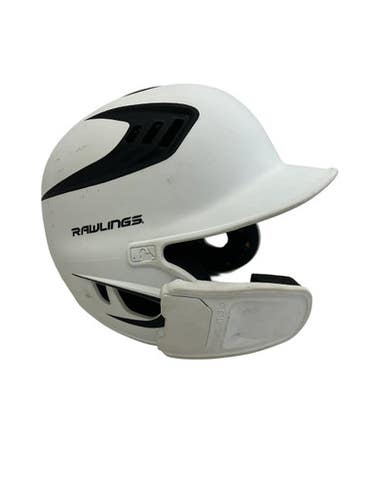 Used Rawlings R16J-R1 Batting Helmet No Mask White And Black One Size 11692-S000153328