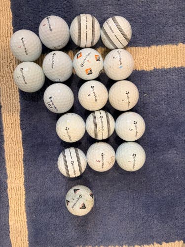 Golf Balls TaylorMade TP5 TP5x balls (Mint Condition) 18 in total