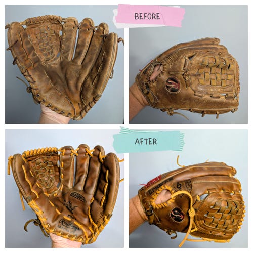 Rawlings RH Heart of the Hide Pro-6 Restored Baseball Glove 12" Made in USA (Used)