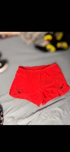 Nike Dri-FIT ADV Men's Running Shorts 4" Mesh Drawstring Red L FN3352-696