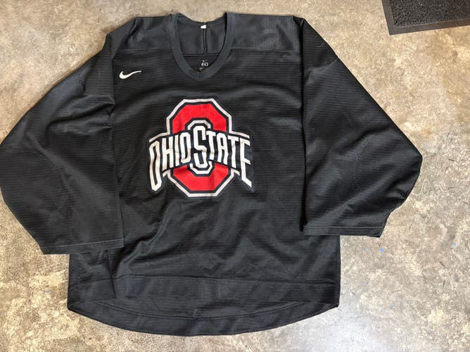 Black Ohio State  60G Goalie Cut Men's Nike Jersey (Used)