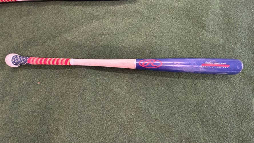 Rawlings Y62AUS 31" Youth Ash Wood Baseball Bat | Red/White/Blue | Used