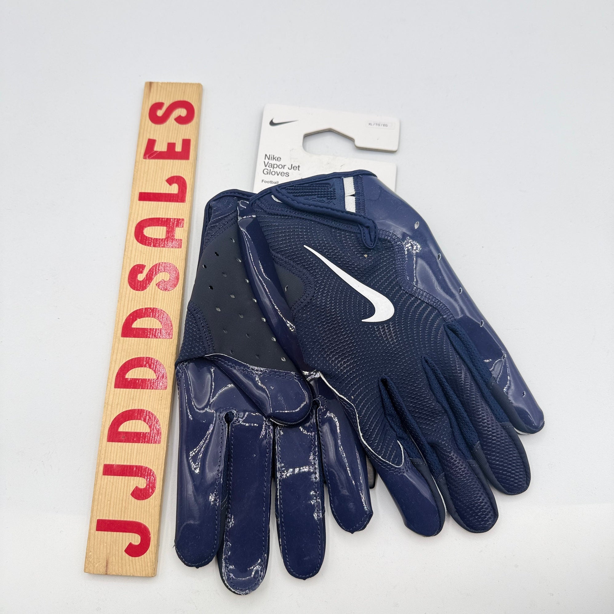 Nike Vapor Jet 8.0 NFL Football Gloves Navy HF0315-472 Men's Size