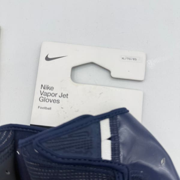Nike Vapor Jet 8.0 NFL Football Gloves Navy HF0315-472 Men's Size