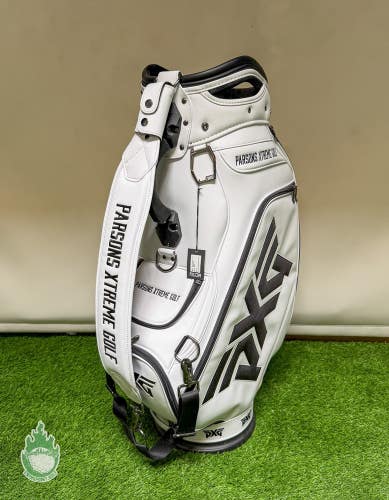NEW PXG Staff Bag Black/White 6-Way With Rainhood