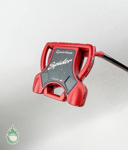 Used Right Handed TaylorMade Spider Tour Red 35" Putter Steel Golf Club