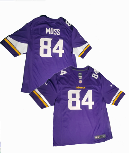 NFL/NIKE VIKINGS 84 RANDY MOSS HOMEGAME JERSEY