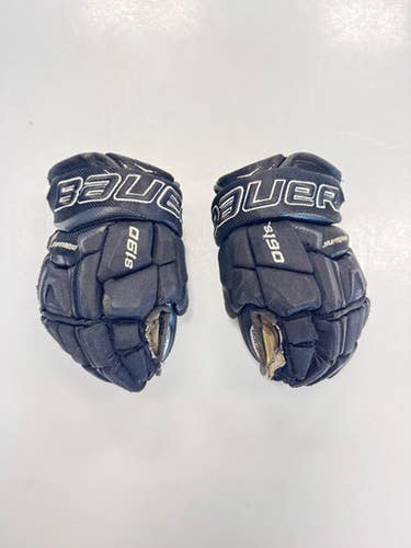 Used Bauer S190 Youth Gloves Black 10" 11860-S000311262