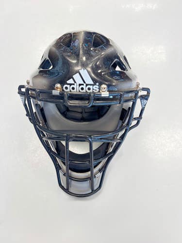 Used Adidas CATCHER MASK Catchers Helmet w/Mask Black One Size 11860-S000311241