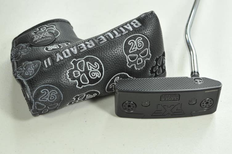 PXG Battle Ready II Closer Darkness 34" Putter RH Steel with Head Cover # 201126