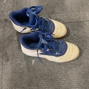 Used Under Armour BSBL BB/SB Cleats Royal Blue Junior 03 11614-S000239167