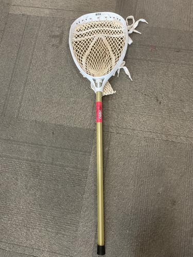 Used STX FIDDLE STX Junior Goalie Stick White 11614-S000239168