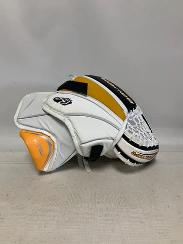 Used Bauer REACTOR R 7000 Inter Goalie Catcher White/Black/Yellow 11823-S000040389