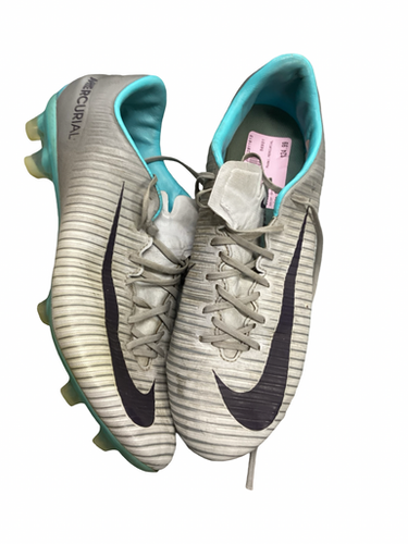 Used Nike MERCURIAL Soccer Cleats Grey Senior 7 11613-S000185052