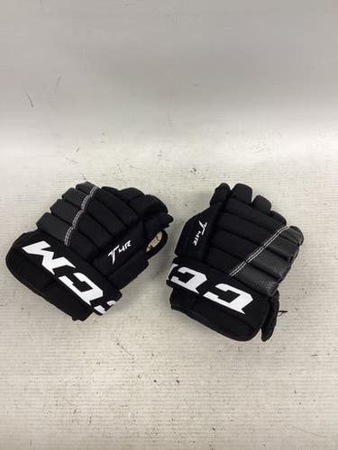 Used CCM T4R Youth Gloves Black 8" 11851-S000048406
