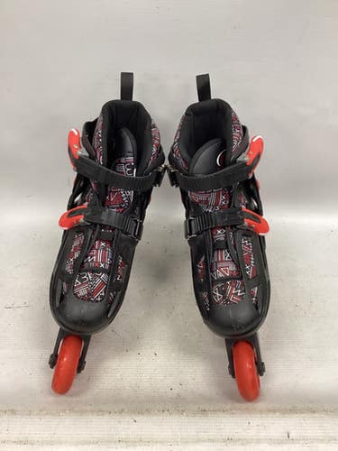 Used RollerDerby ADJUSTABLE 3-6 Junior Rec Fitness Skates Black Adjustable 11851-S000048400