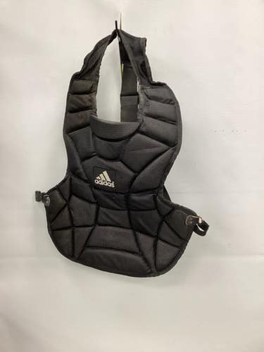 Used Adidas ADULT CHEST PROTECTOR Catchers Chest Protector Black Adult 11851-S000048399