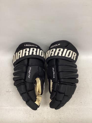 Used Pro Stock Warrior ALPHA Senior Gloves Black 14" 11851-S000048394