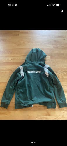 Green Men's Large Nike Sweatshirt (Used)