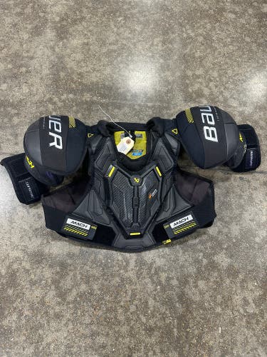 Large Intermediate Bauer Supreme Mach Shoulder Pads (Used)