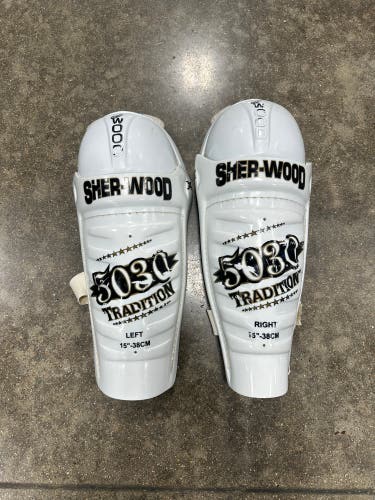 Senior Sher-Wood 5030 Shin Pads 15" (Used)