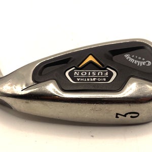 Callaway Big Bertha Fusion 3 Iron RCH 75i Firm Graphite Stiff *Very Good*