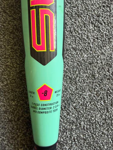 2026 Louisville Slugger Supra Composite USSSA Certified Bat (-8) 23 oz 31" (Used)