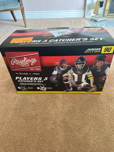 Black Rawlings Mach Catcher's Set (New)