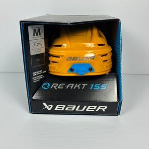 New Medium Bauer Re-Akt 155 Helmet - Gold
