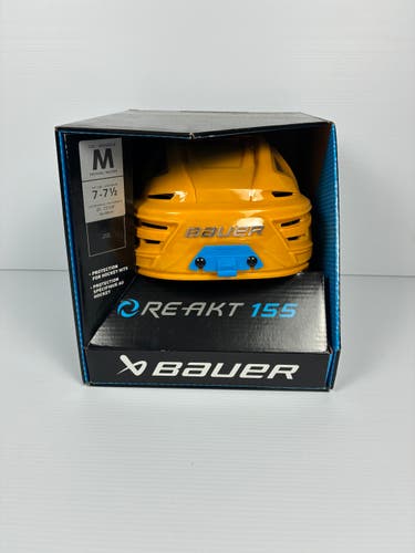 New Medium Bauer Re-Akt 155 Helmet - Gold