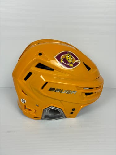Like New Large Bauer Re-Akt 155 Helmet - Gold
