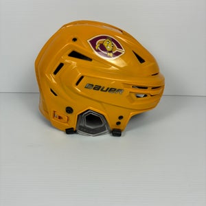 Used Medium Bauer Re-Akt 155 Helmet - Gold