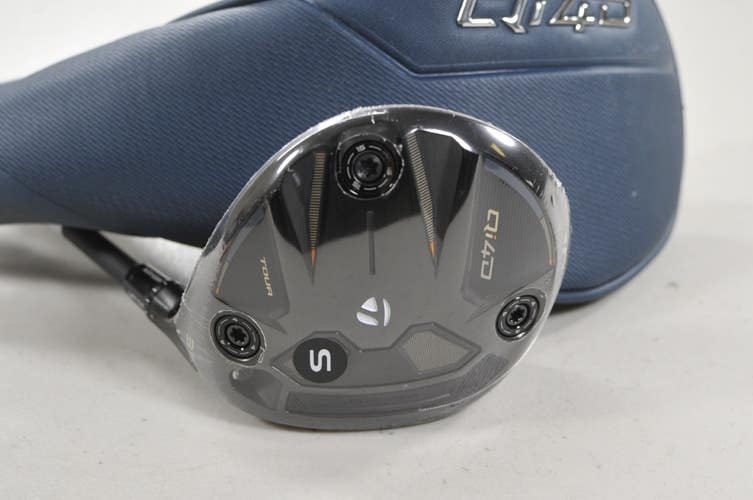 TaylorMade Qi4D Tour 3-15* Fairway Wood Stiff Flex RH Reax 75g Graphite # 221269