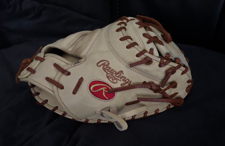 Rawlings Heart of the Hide RH Catcher's Baseball Glove 34" (Used)