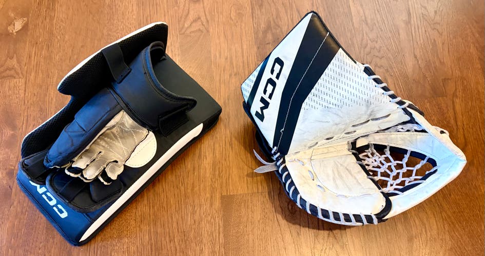CCM YTFlex 3 Glove & Blocker Set (Youth, Used, Regular Hand)