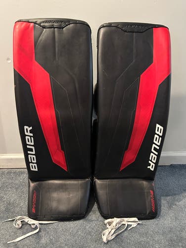 Small 2024 Bauer Supreme Shadow Goalie Leg Pads Pro Stock (Used)