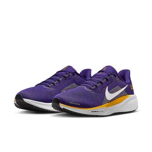 Nike Air Zoom Pegasus 41 LSU Tigers Running Shoes IB3248 500 Men Size 10