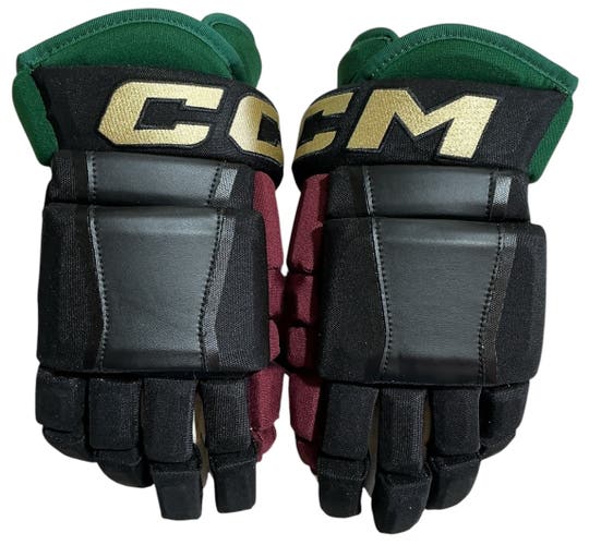 CCM HG97PP Pro Stock 13” Hockey Gloves Coyotes Black (New) 78013