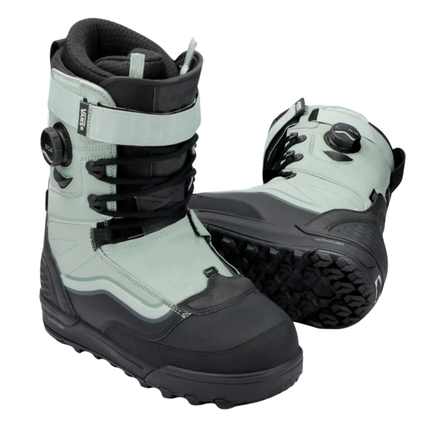 NEW 2026 Vans Infuse 30th Anniversary Snowboard Boots Gray Olive Men's Size 10.5