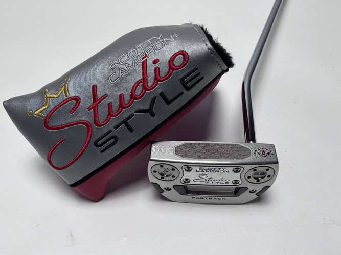 Scotty Cameron Studio Style Fastback 2025 Putter 38" SuperStroke Flatso 17 RH HC