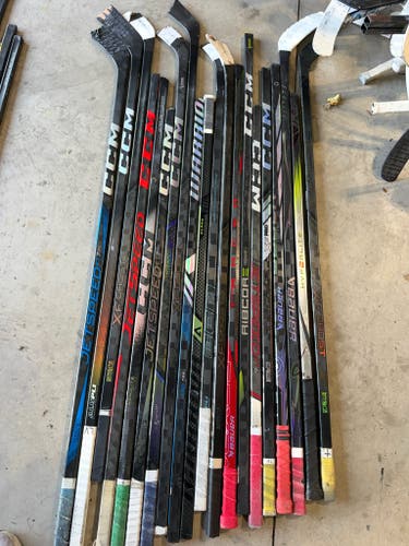 x20 Broken Hockey Sticks - All 48"+ - Group#3