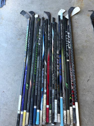 x20 Broken Hockey Sticks - All 48"+ - Group#4
