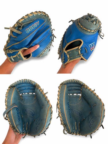 Wilson A2000 CM33SS RH Catcher's Baseball Glove 33" (Used)