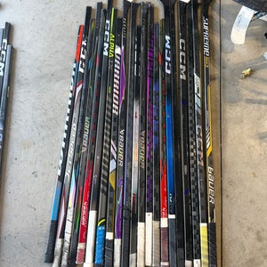 x20 Broken Hockey Sticks - All 48"+ - Group#6